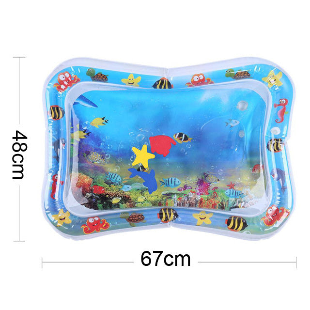 Baby & Kids Water Play Mat – Inflatable Splash Pad Tummy Time Sensory Mat for Infants & Toddlers