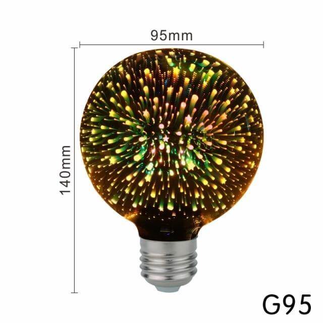 3D Colorful Decoration LED Lamp - Illusion Night Light with Color Changing