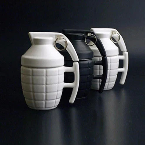 Ninja Ceramic Mug Gift Set – With Mask Lid, Katana Sword Spoon