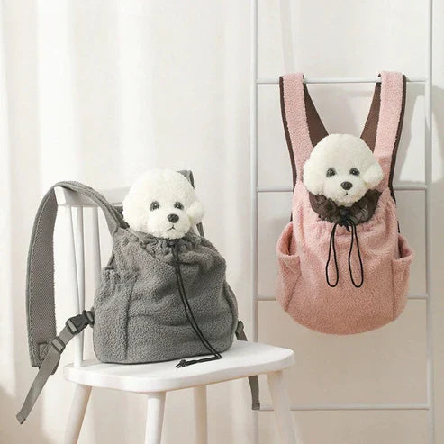 Wander Paw Cute Pet Carrier Backpack - Portable Travel Bag for Cats & Dogs