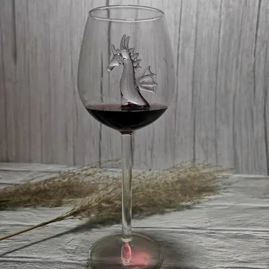 Shark Wine Glass – Novelty Red Wine Glass with Shark Design