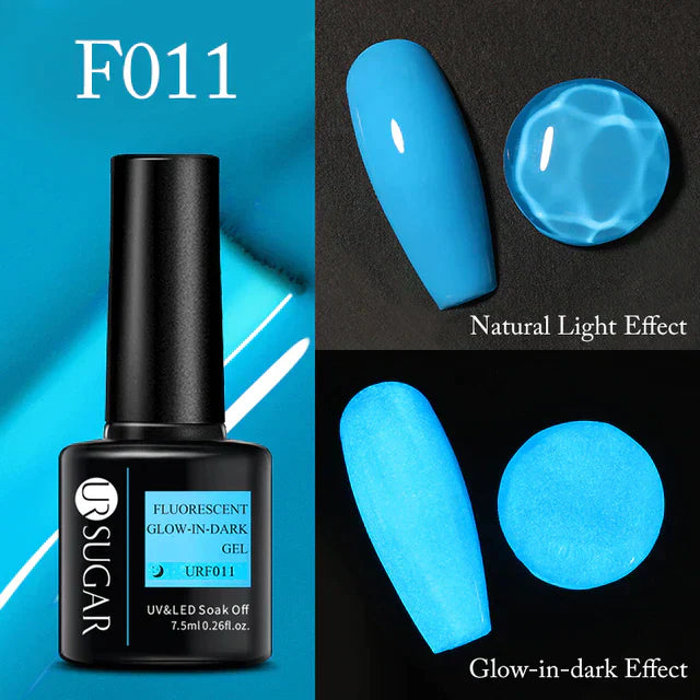 Glow in the Dark Nail Gel – Luminous UV Gel Polish for Stunning Nails Day & Night