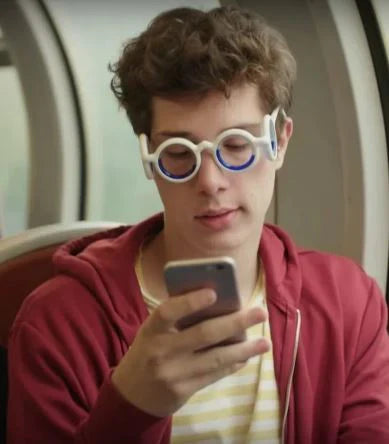 Anti-Vertigo Motion Sickness Glasses – Drug-Free Relief for Car, Sea & Air Travel