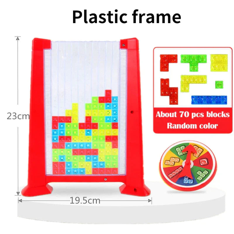 Colorful 3D Educational Puzzle Math Toy - Clever Board ABS Building Blocks for Baby Hand-Eye Coordination & Logical Thinking