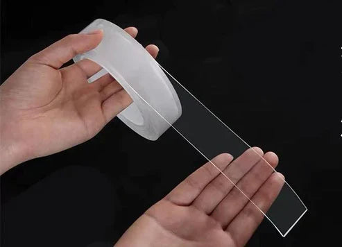 No Trace Heavy Duty Tape (2 Pieces) - Removable Double Sided Adhesive Mounting Tape
