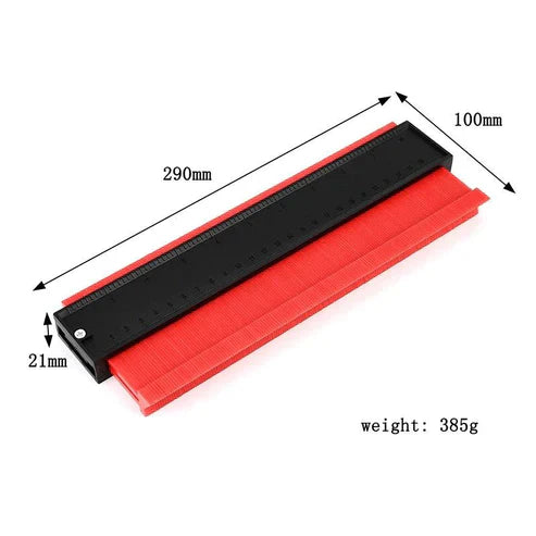3D Measuring Contour Gauge Profile Duplicator Tool - Irregular Shape Tracer for Tiles, Woodworking & DIY