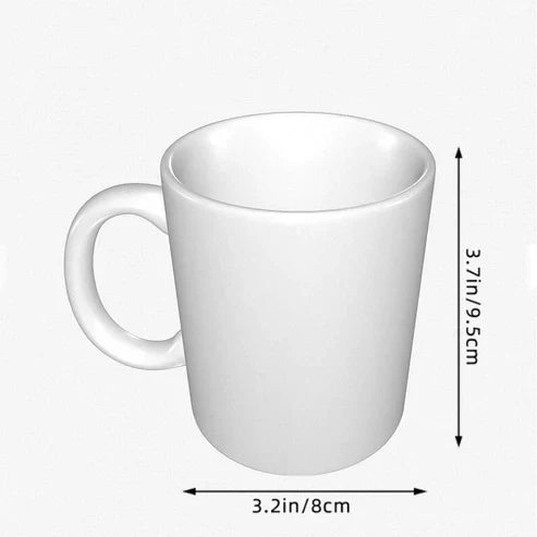 Funny Ceramic Coffee Mug – 350ml Novelty Gift Mug
