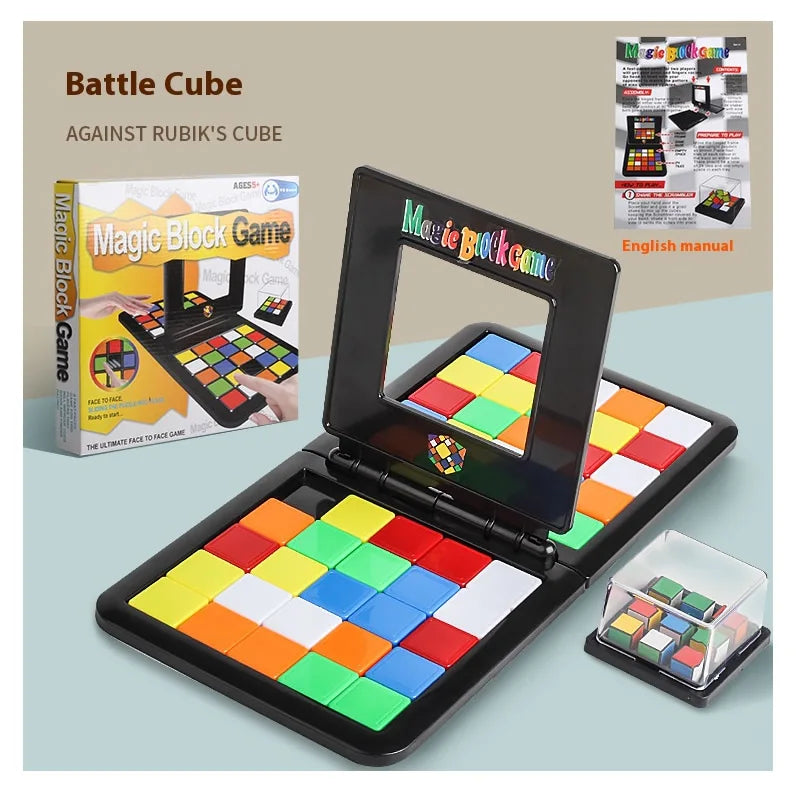 Competitive Dual Player Tabletop Battle Cube Strategy
