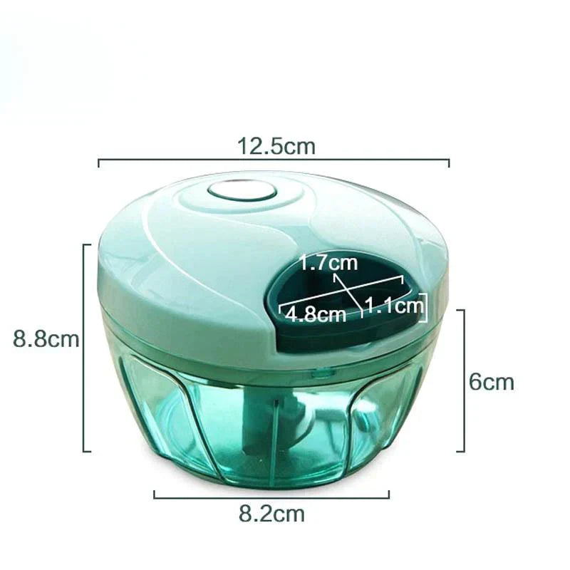 Quick Chopper - Manual Pull String Food Processor Vegetable Chopper