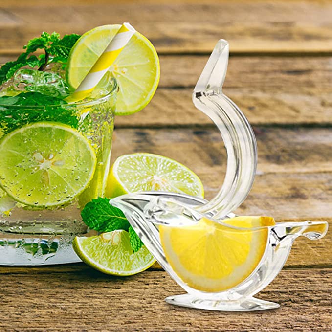 Bird-Shaped Acrylic Lemon Squeezer – Manual Press Citrus Juicer | Elegant Kitchen Gadget & Gift