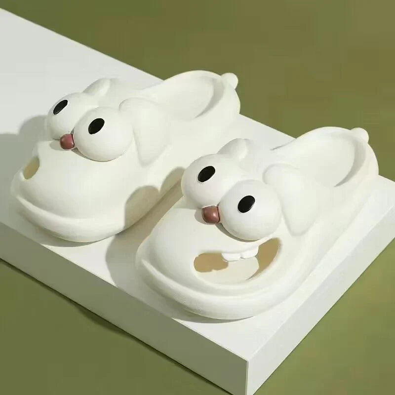 Cute Doggy Non-Slip Comfy Slippers – Adorable Indoor House Shoes for Dog Lovers