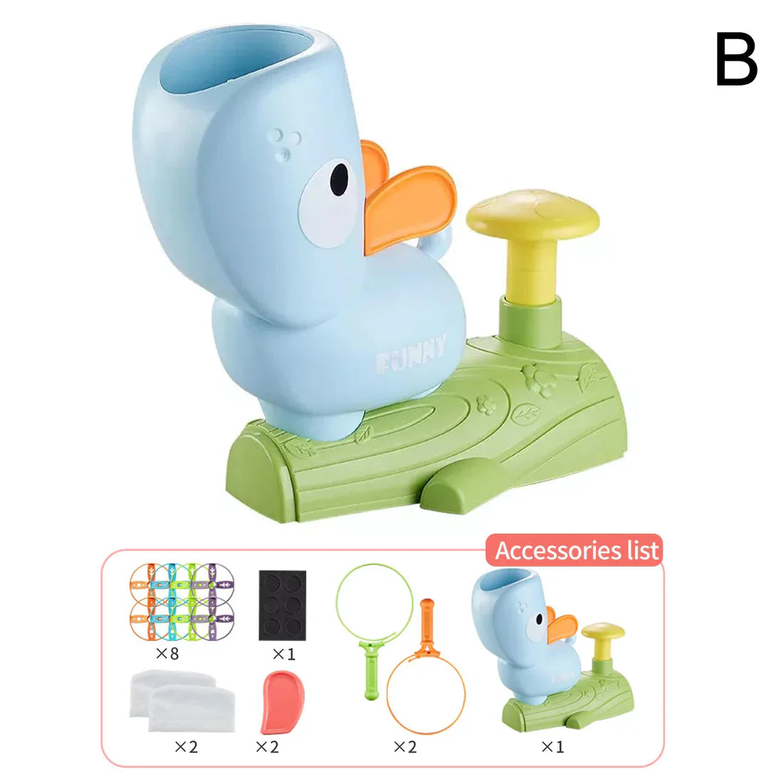 Duck Flying Air Disc Launcher Toy – Fun Outdoor Flying Saucer Game for Kids