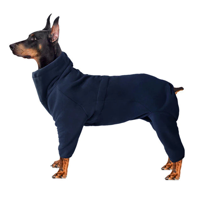 Fleece Dog Coat – Thick Warm Winter Jacket for Dogs