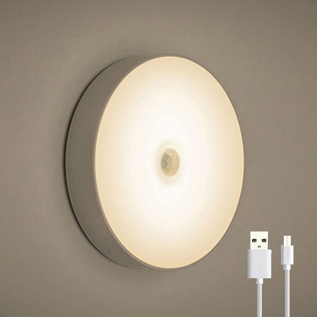 LED Motion Sensor Night Light – Wireless Auto-On Stick-On Light for Home & Hallway