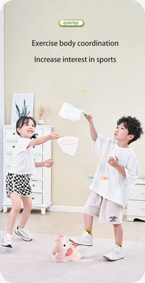 Thrilling Flying Disc Launcher Toy | Outdoor Shooting Game for Kids