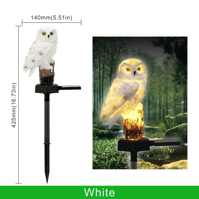 Solar Owl Garden Light – Waterproof LED Outdoor Decorative Lamp