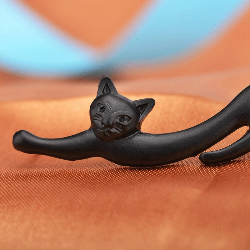 Cute Cat Ear Cuff Earrings – No Piercing Hip-Hop Fashion Jewellery for Women & Girls