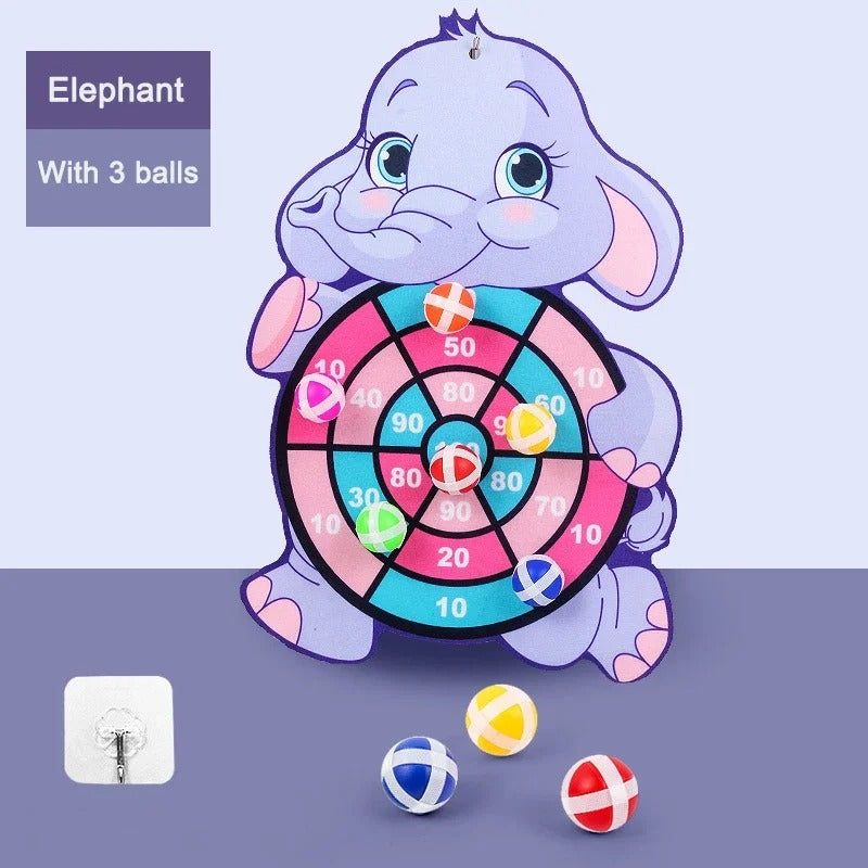 Educational Dart Board Game Toy for Kids | Safe Velcro Target Baby Toy