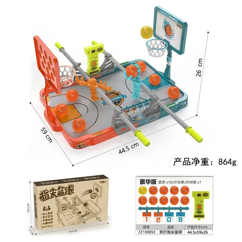 Fingertip Basketball Table Game – Mini Desktop Basketball Toy for Kids, Adults & Office Fun