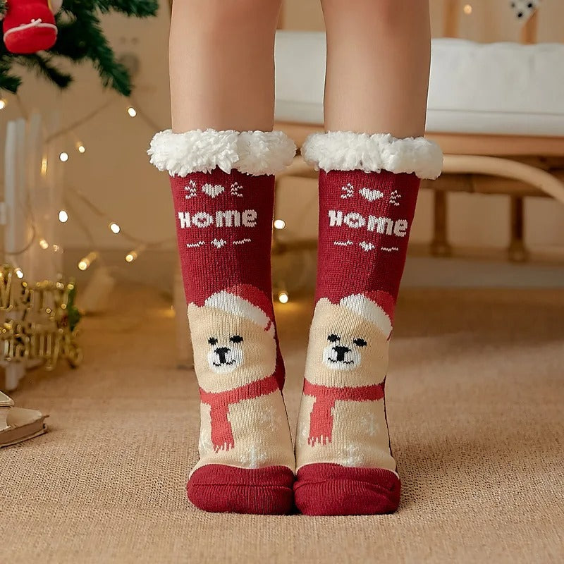 Penguin Plush Slipper Socks – Soft Non-Slip Floor Slippers Short Sock for Women & Girls