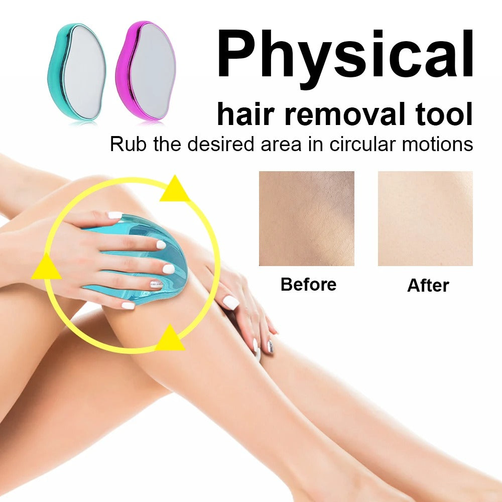 Crystal Hair Eraser – Painless Physical Hair Removal Tool