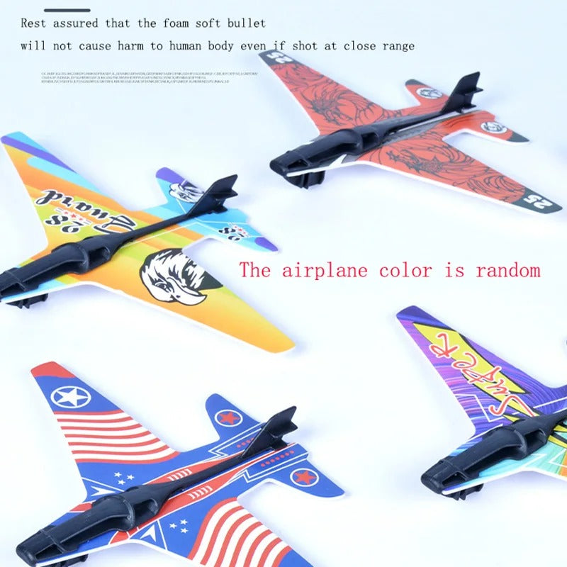 Children's Foam Ejection Aircraft – Flying Glider Launcher Toy