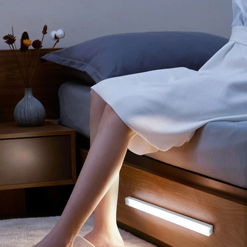 Motion Sensor LED Bar Light – USB Rechargeable Magnetic Cabinet Lamp