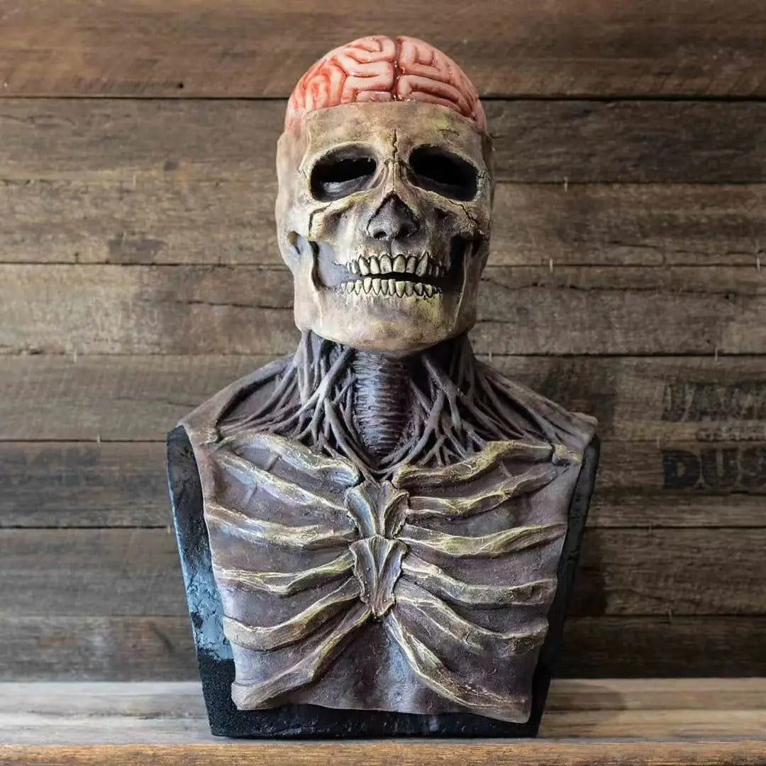 Skull Mask Halloween - Movable Jaw Full Head Skeleton Costume Mask