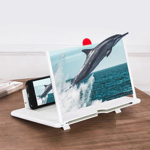 12-Inch Phone Screen Magnifier – HD Foldable Screen Enlarger Amplifier for Movies, Videos & Gaming