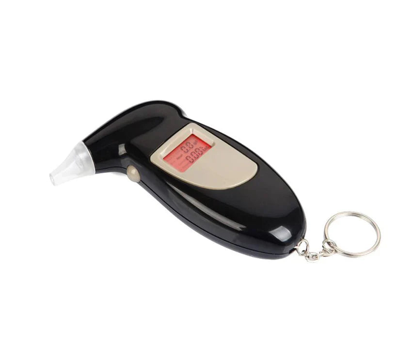 Digital Alcohol Breath Tester Keychain – Portable Breathalyser with LCD Display