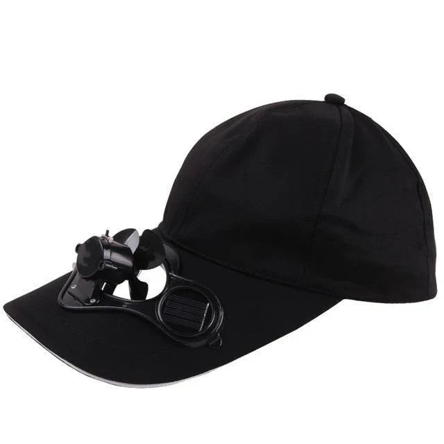 Solar Powered Fan Cap – Hands-Free Cooling Hat for Outdoor Sports & Summer Activities