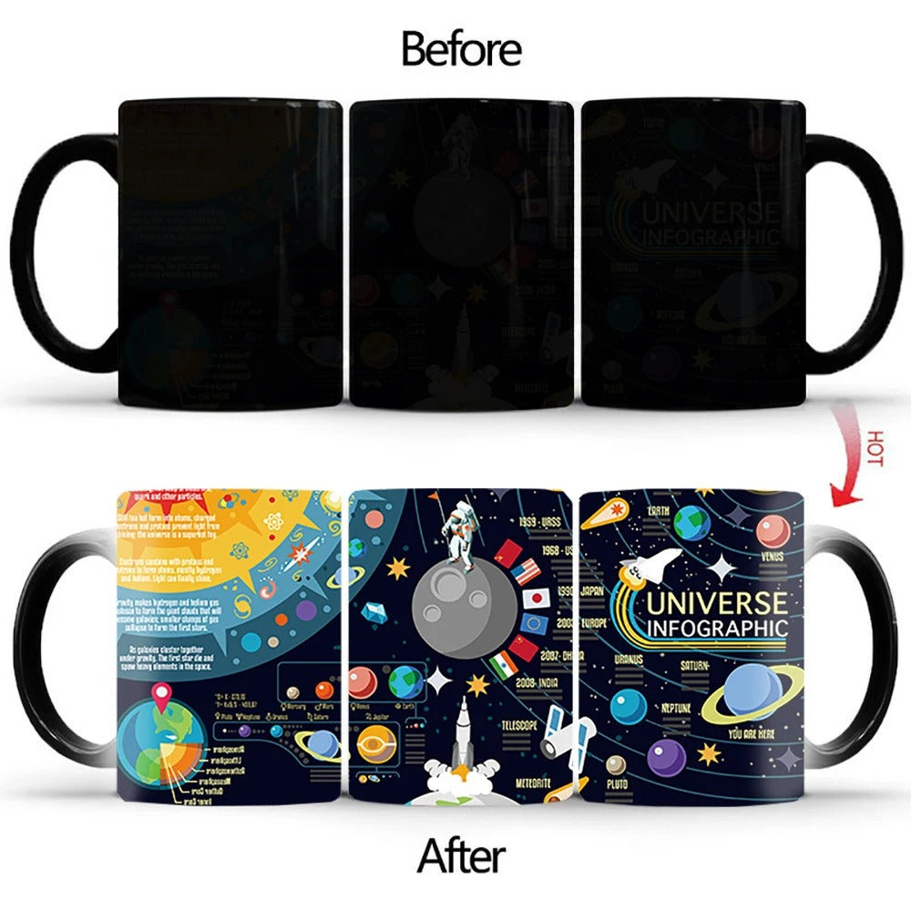 350mL Zelda Color Changing Magic Mug – Heat Activated Ceramic Coffee Cup
