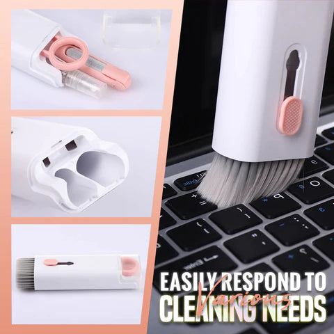 Technologent 7-in-1 Tech Cleaning Set – Multi-Function Screen & Keyboard Cleaner