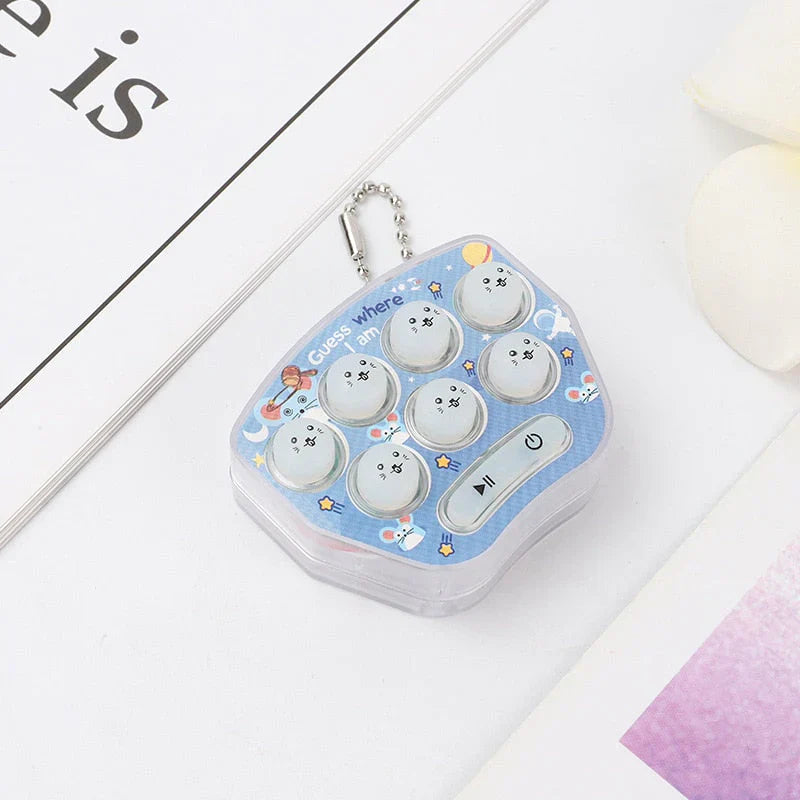 Mini Pocket Whac-a-Mole Keychain Toy – Fun Stress Relief Game for Kids & Adults