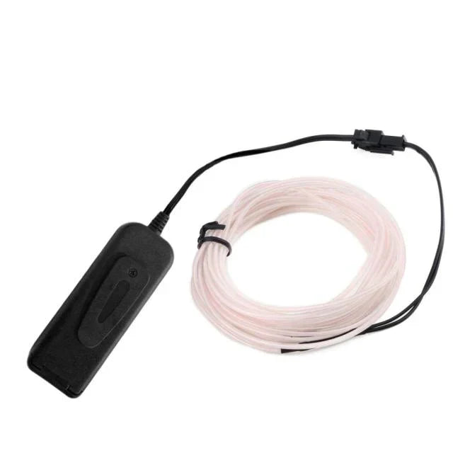 LED Neon EL Wire – DIY Flexible Luminous Costume Light for Party, Halloween & Home Decor
