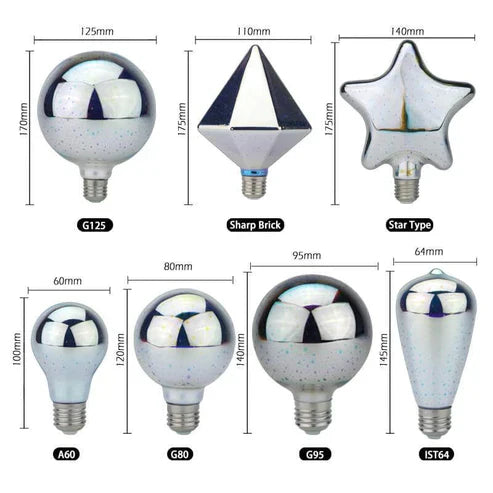 3D Colorful Decoration LED Lamp - Illusion Night Light with Color Changing