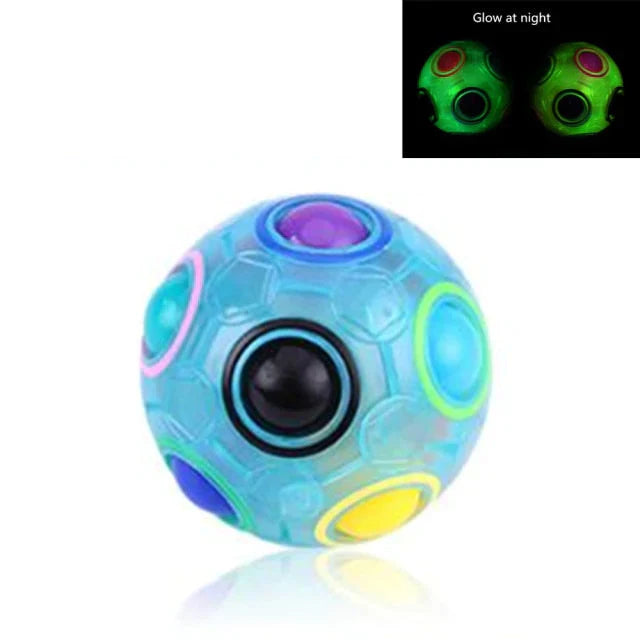 Stress Relief Educational Colorful Ball – Fun Puzzle Cube for Kids & Adults