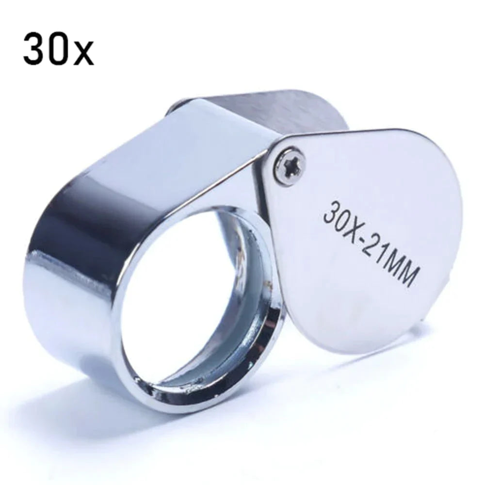 Metal Ultra Vision Glass Magnifier - Professional Reading Magnifying Glass