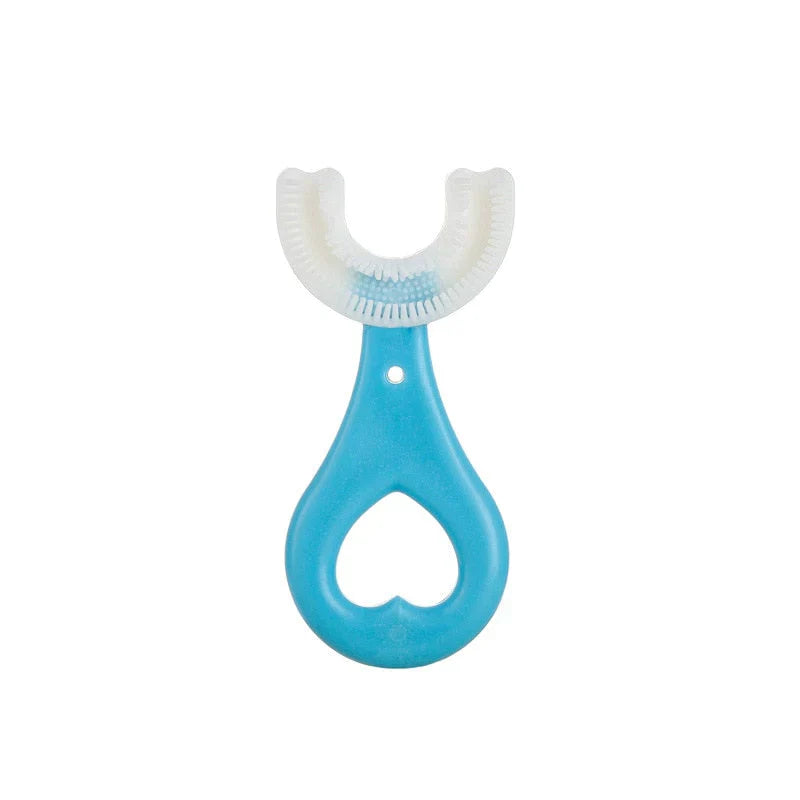 Kids U-Shaped Soft Toothbrush - 360° Whole Mouth Cleaning Training Toothbrush for Children Ages 2-12
