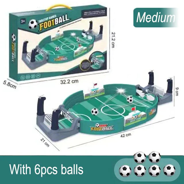 Desktop Football Table Soccer Game - Mini Foosball Table Set for Home, Office & Party Fun