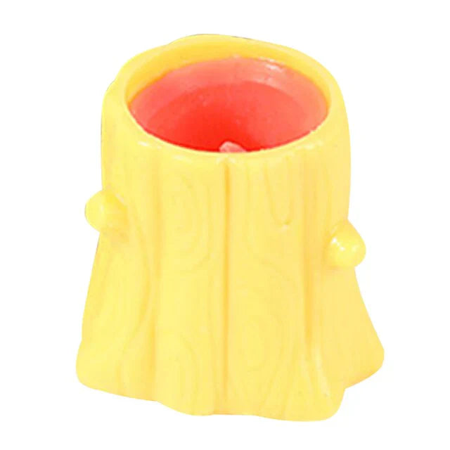 Squirrel Pop-Up Stress Relief Toy - Squeeze the Stump & Watch the Squirrel Pop Out! Silicone Sensory Toy