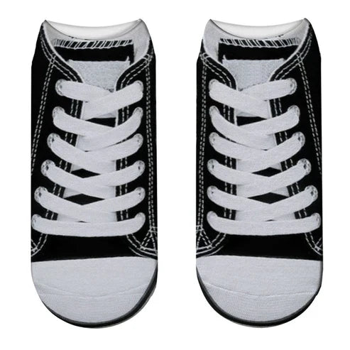 3D Printed Funny Creative Ankle Socks - Novelty Food Print Socks