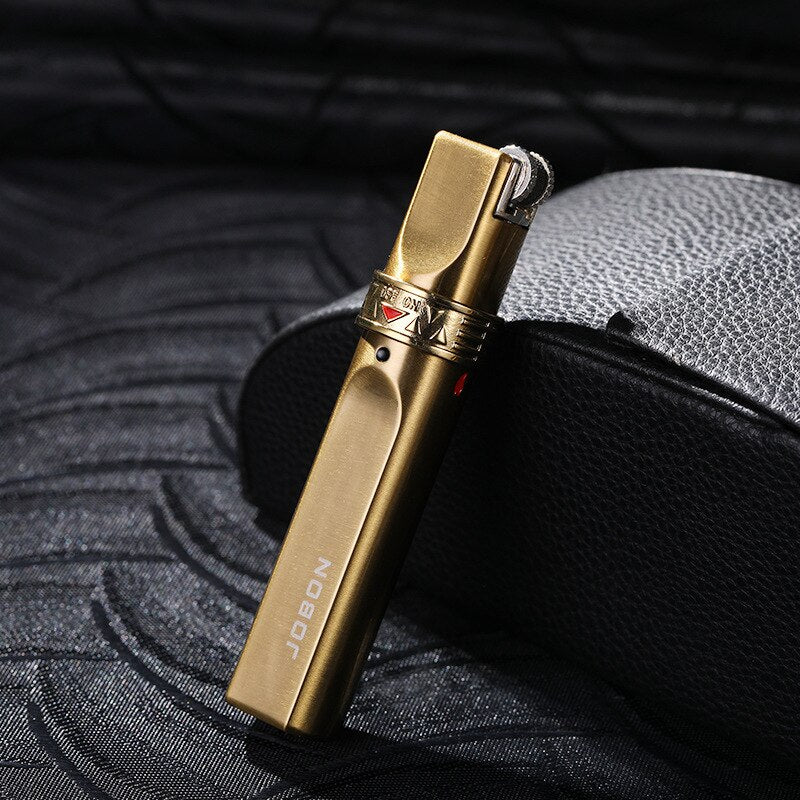 Quick Light Turbo Metal Windproof EDC Torch - Refillable Butane Lighter