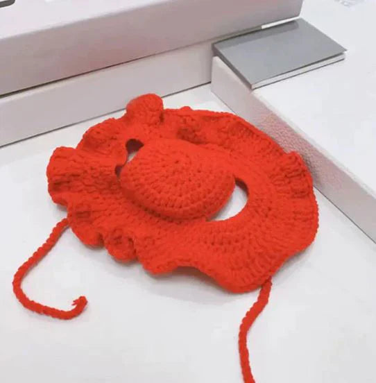 Wool Pet Hat - Cute Knitted Winter Hat for Cats & Dogs