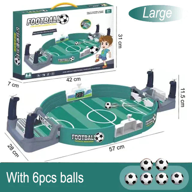 Desktop Football Table Soccer Game - Mini Foosball Table Set for Home, Office & Party Fun