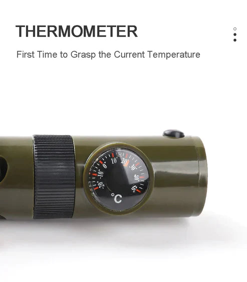 7-in-1 Portable Survival Outdoor Camping Tool - Multi-Function Kit
