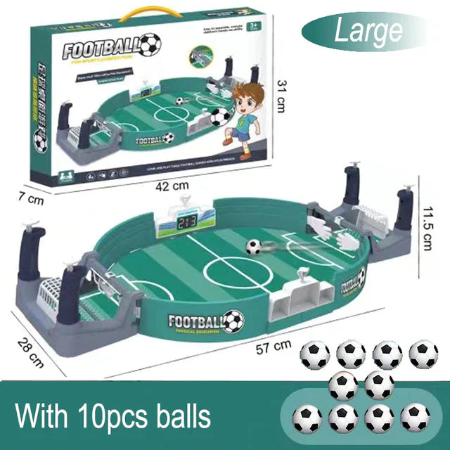 Desktop Football Table Soccer Game - Mini Foosball Table Set for Home, Office & Party Fun