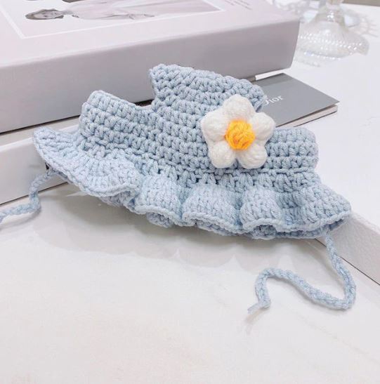 Wool Pet Hat - Cute Knitted Winter Hat for Cats & Dogs