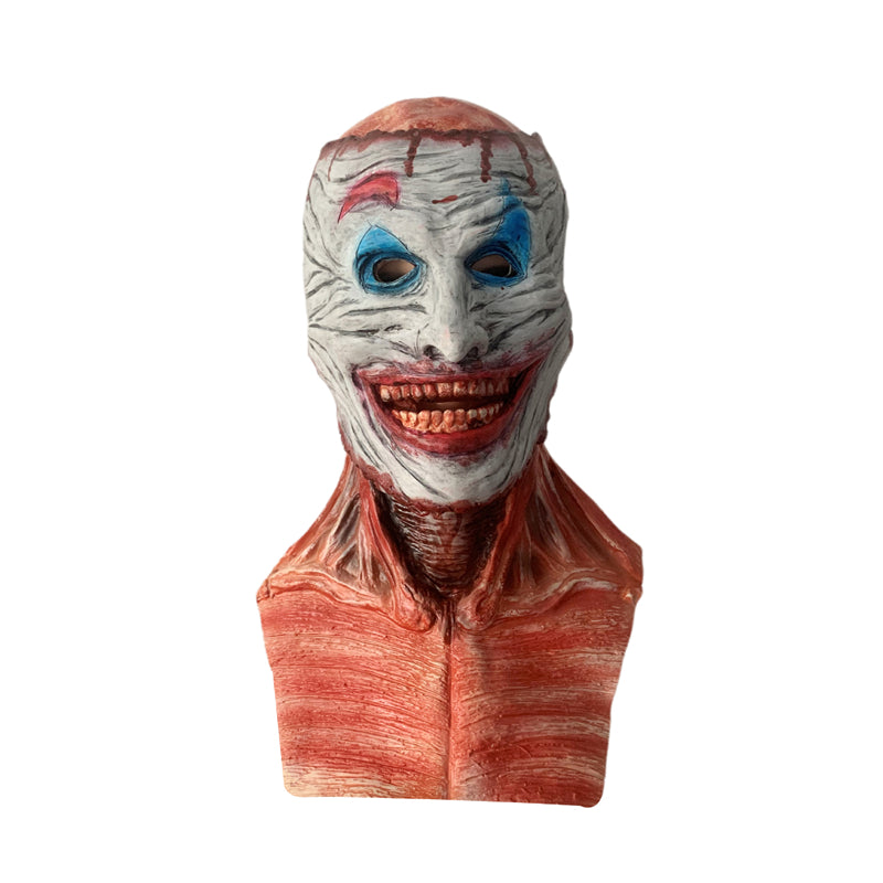 Double-Layer Ripped Bloody Horror Skull Mask – Realistic Halloween Costume Mask