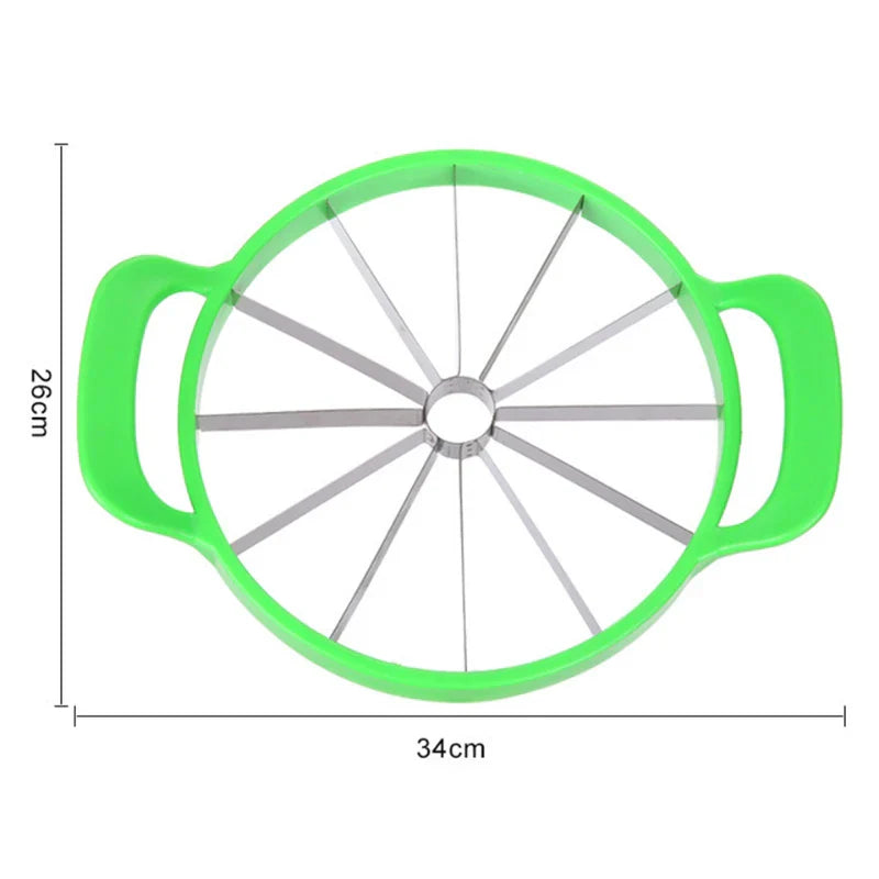 Stainless Steel Watermelon Slicer Cutter – One-Cut Fruit Slicing Tool